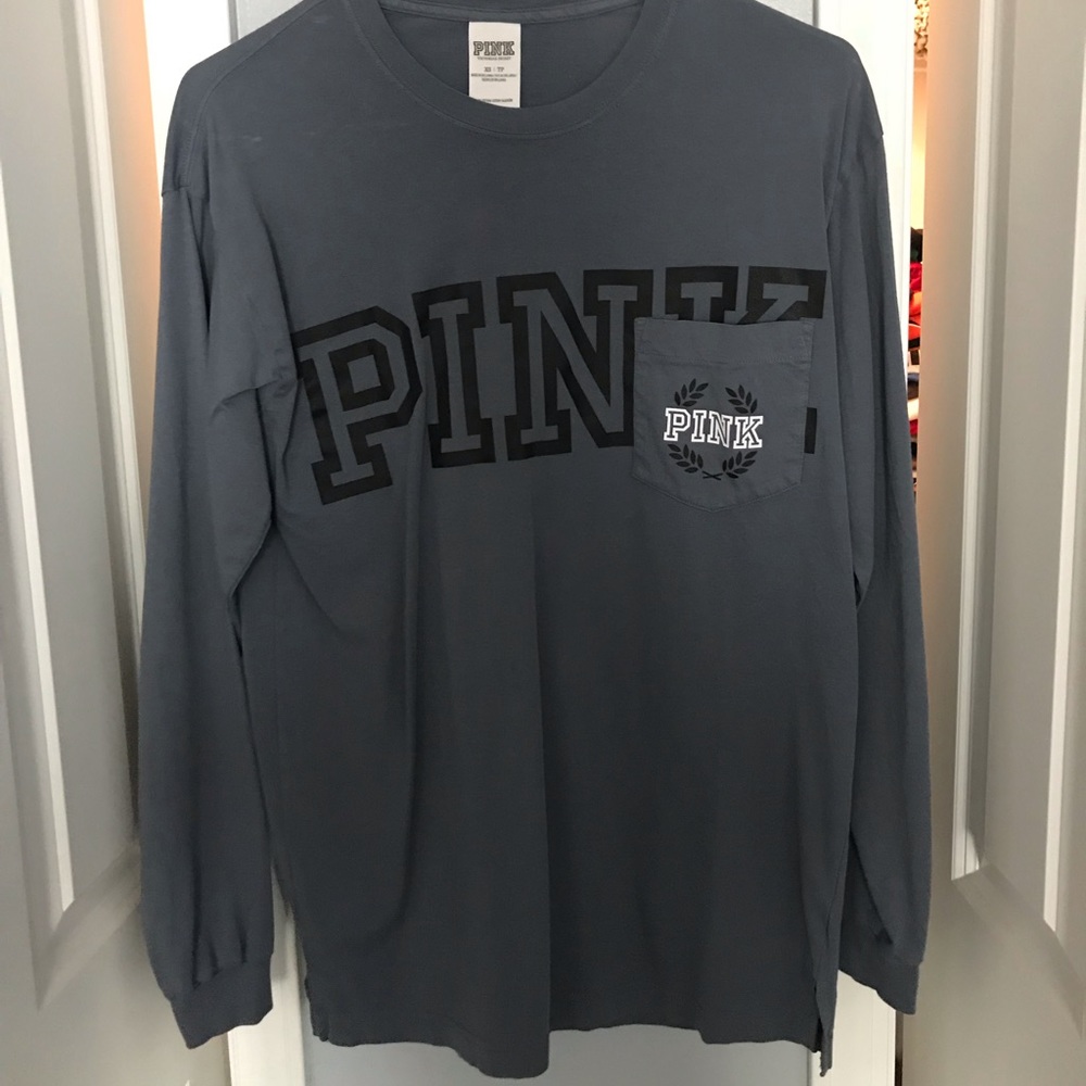 Dark blue pink long sleeve